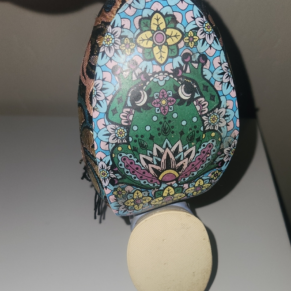 Irregular Choice Black and Gold Heels with Unicorn Design - Picture 6 of 9